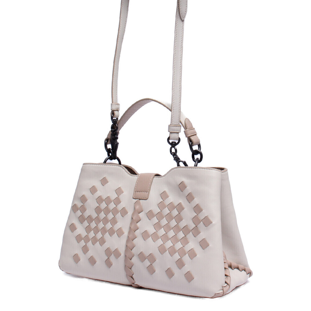 Bottega Veneta Shoulder White Bag Napoli